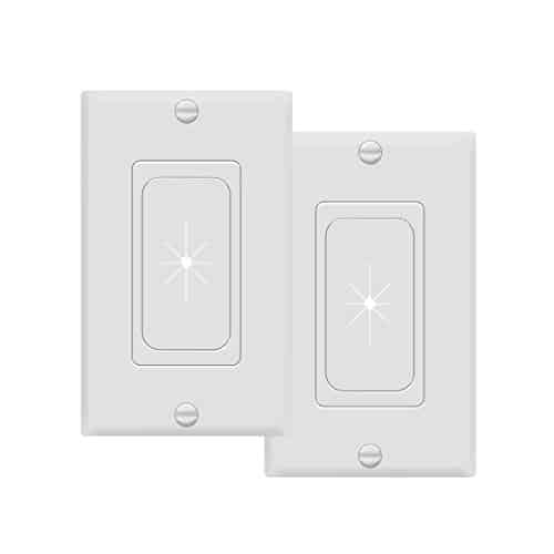 TOPGREENER Flexible Rubber Wall Grommet Insert with Decorator Wall Plate, Pass Through Plate for Low-Voltage Cables, Size 1-Gang 4.50