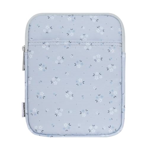 Dadanism 6-7 Inch Universal Padded Sleeve for eReader, Blue Floral