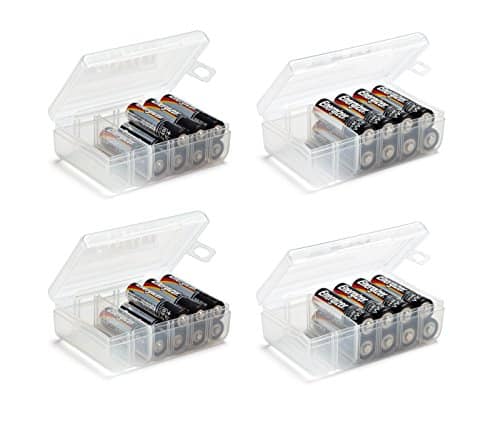 GlossyEnd Set of 4 Battery Storage Boxes