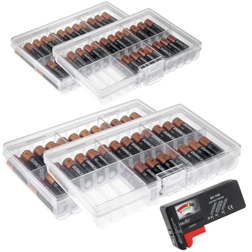 GlossyEnd Set of 4 Battery Storage Boxes