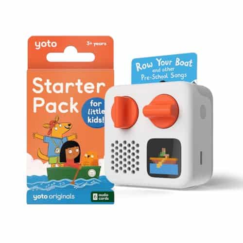 Yoto Mini (2024 Edition) + Starter Pack for Little Kids Bundle, Ages 3+
