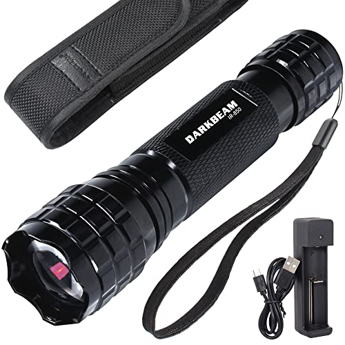 DARKBEAM ir Flashlight Infrared Light LED 850nm Lights for Night Vision
