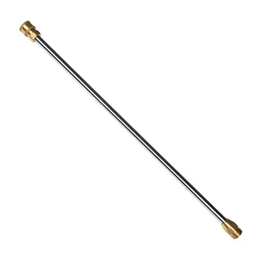 Sooprinse Pressure Washer Wand,Stainless Steel Quick Connect Lance,Replacement Spray Wand,16