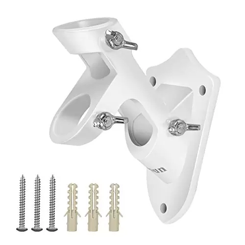 Yeesun Flag Pole Holder,2 Position Aluminum Alloy Bracket for 1