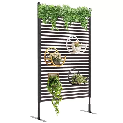 FOLLOOK Outdoor Privacy Screens Freestanding, 36