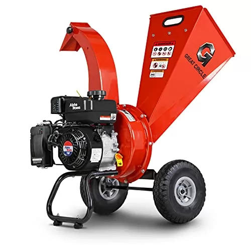 GreatCircleUSA Mini Wood Chipper Shredder Mulcher