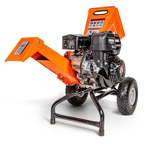 SuperHandy Wood Chipper Shredder Mulcher 7HP Engine Heavy Duty Compact Rotor Assembly Design 3